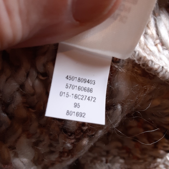 CHICO'S Nikita Cardigan Neutral Combo Size 2 NWT - Picture 7 of 10